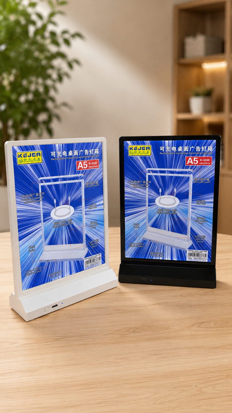 A5 Led işıqlı masaüstü stand - 1